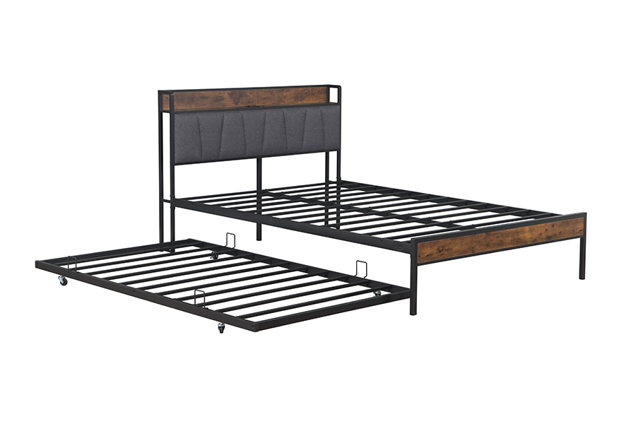 Khung giường tầng kiểu công nghiệp bằng kim loại 4550-1U