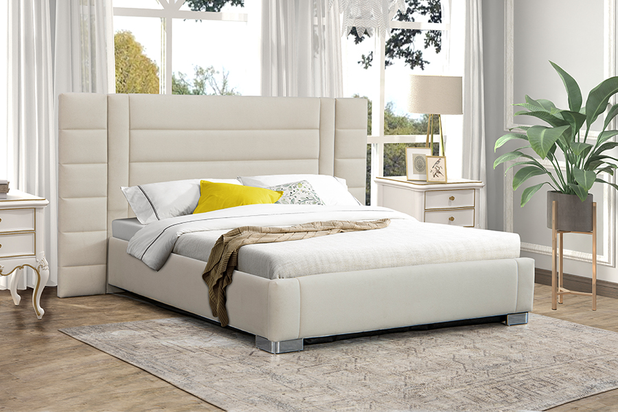 Khung giường lưu trữ khí nén nâng khí Ottoman 4181G