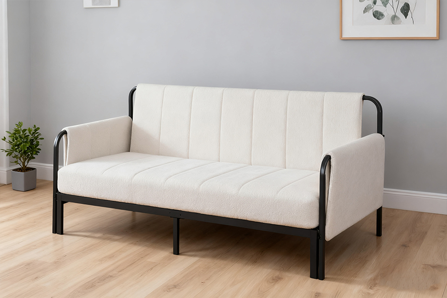 4712 Sofa giường vải len cừu Trundle