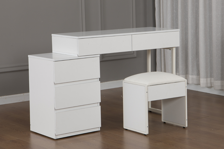 Bàn trang điểm trắng tinh khiết tối giản WSS992