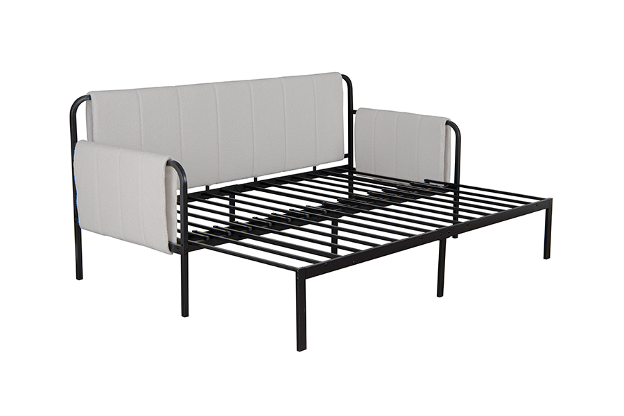 4712 Sofa giường vải len cừu Trundle