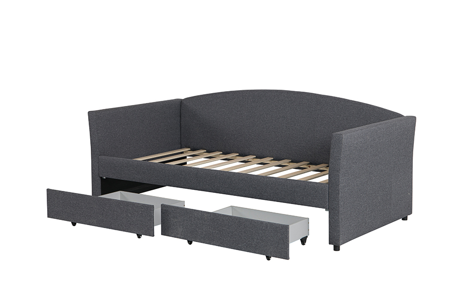 Giường sofa lưu trữ bằng vải lanh cotton thân thiện với da 4271D