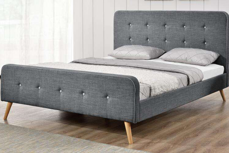 Khung giường vải lanh 1161 Giường bọc nệm có độ bền cao