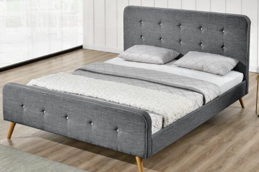 Khung giường vải lanh 1161 Giường bọc nệm có độ bền cao