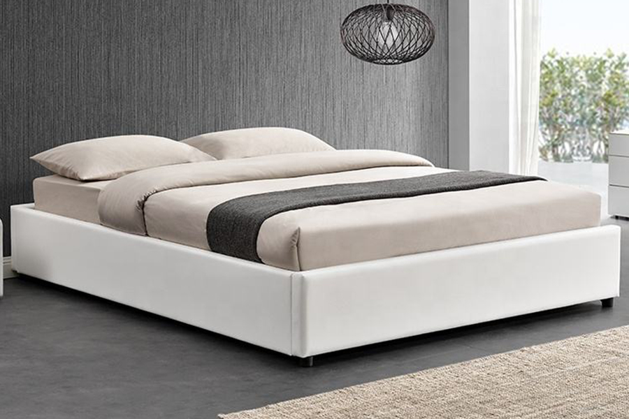 1151 Ottoman Gas Lift Design Giường bọc vải lanh