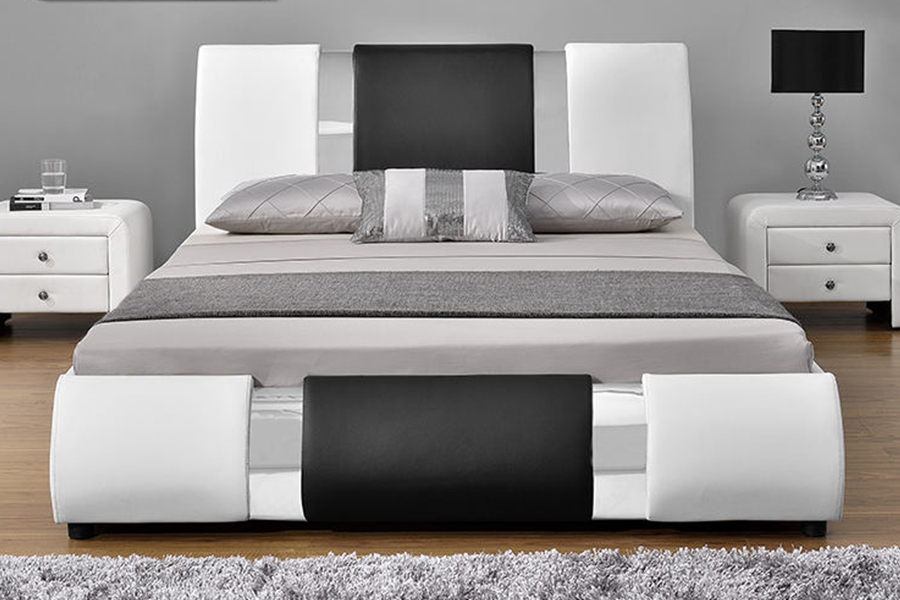 1146 Đệm trang trí giường bọc chỉ bạc
