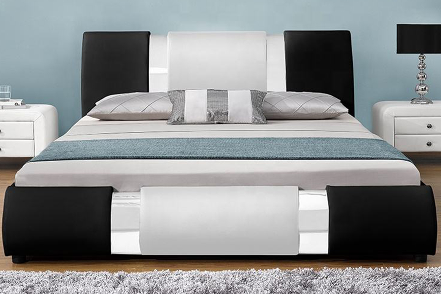 1146 Đệm trang trí giường bọc chỉ bạc