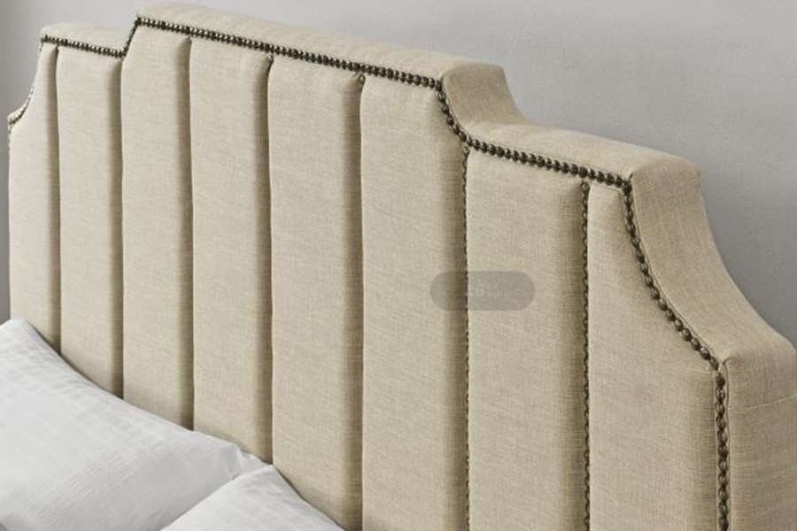 Giường đôi khung bọc vải nhung 1205