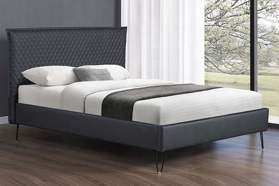 Giường bọc da 1664 Giường bọc nệm phong cách hiện đại