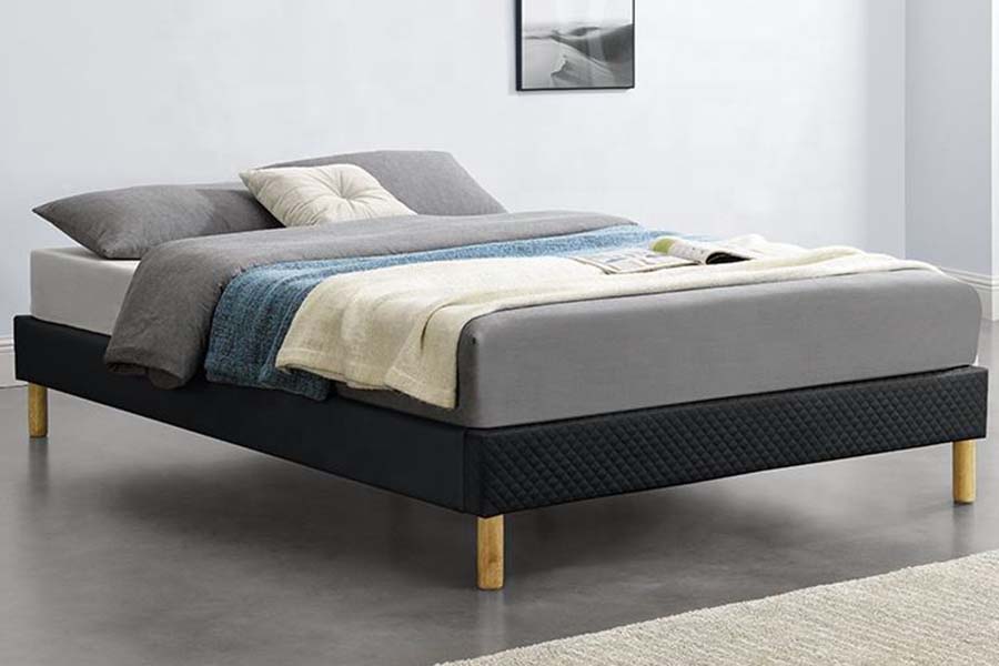 Giường Cao 1469 Giường Bọc Vải PU