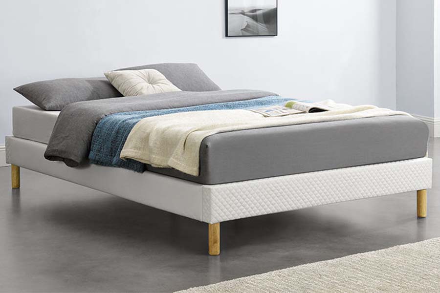 Giường Cao 1469 Giường Bọc Vải PU
