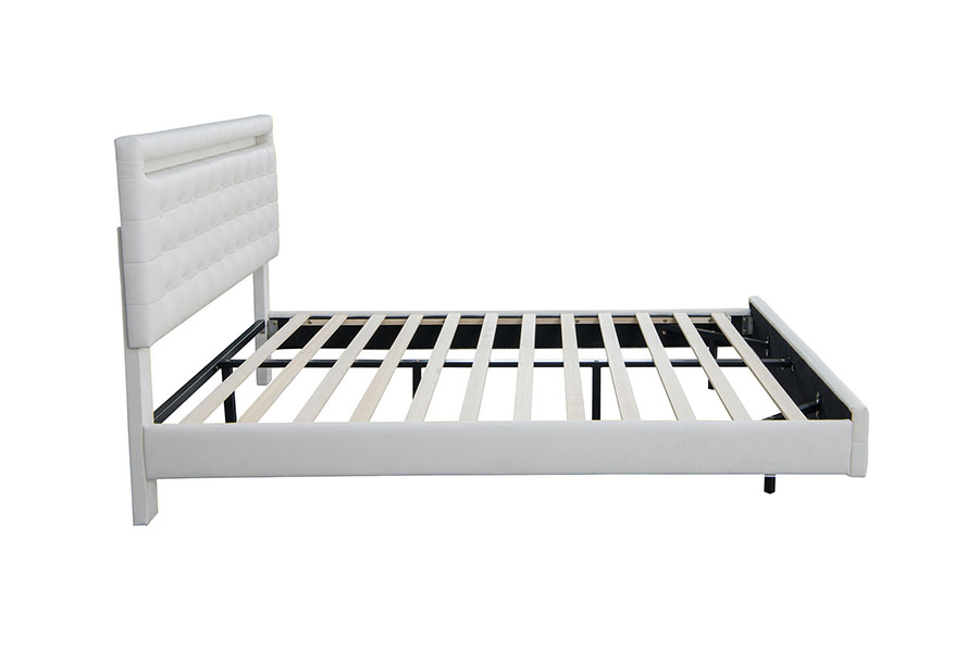 4209 Khung giường bọc nệm LED có thể điều chỉnh cỡ King