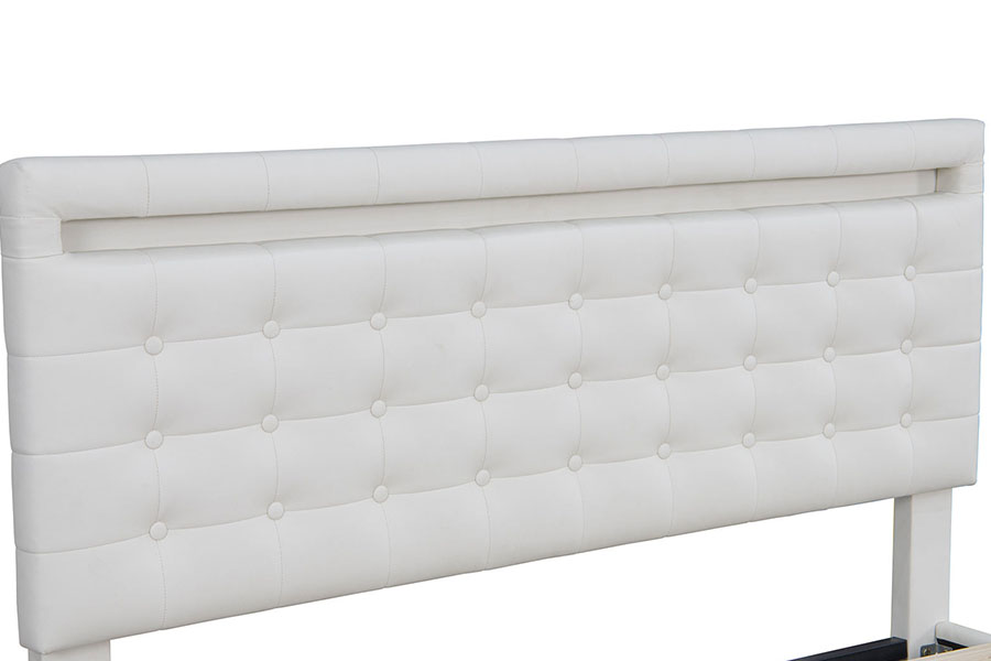 4209 Khung giường bọc nệm LED có thể điều chỉnh cỡ King