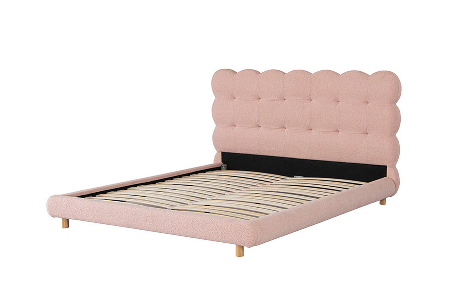 4134 Giường bọc vải Sherpa kiểu Pháp kiểu Pháp