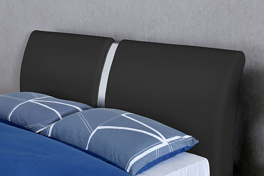 1285G Khung giường bọc nệm bằng da giả đa kích thước Ottoman