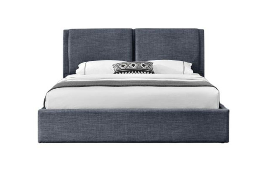 1256G Luxury Linen Ottoman Gas Lift Storage Khung giường bọc nệm